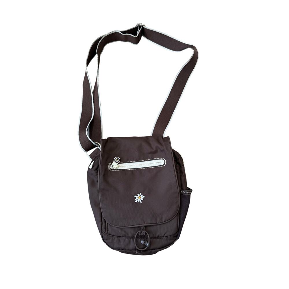 Sherpani Pica Crossbody bag/purse, Lots of pockets!  Brown Canvas; Vintage